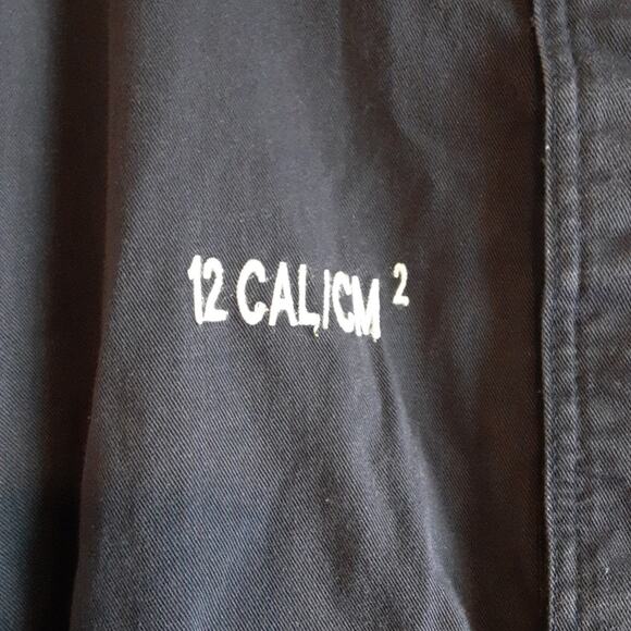 OEL Arc Flash Wear 12 CAL CM2 Navy Blue Electrician Safety Work Wear Coverall 2X - Picture 6 of 16